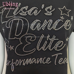 Miễn Phí Tùy Chỉnh Bling Cổ Vũ Rhinestone Chuyển Thiết Kế Tùy Chỉnh Tia Lửa Rhinestone Truyền Nhiệt Cho T Áo Sơ Mi - Product Image 4