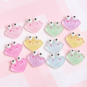 Wholesale Cute Eco-Friendly Marine Life Small Crab & Starfish <b>Resin</b> Charm Jewelry Accessories for Home Decor DIY - Product Image 4