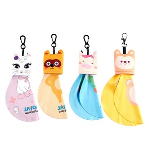 Chiffon de nettoyage pour lunettes en microfibre multi-surfaces, personnalisé avec un design en forme d'animal, avec logo pour les promotions - Product Image 1