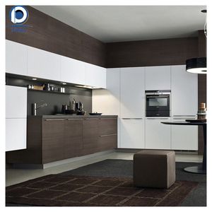 Meuble de <span class=keywords><strong>cuisine</strong></span> modulaire sur mesure pour petit appartement, décoration de <span class=keywords><strong>cuisine</strong></span> compacte et étroite - Product Image 5