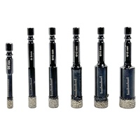 Scie cloche diamantée FEIDA pour maçonnerie, filetage M14, 5mm-130mm, brasée sous vide pour béton, acier, carreaux de porcelaine et marbre