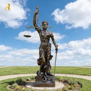 Estatua de la Justicia de Bronce de Tamaño Real RELONG, Diseño Clásico, Personalizable, para Jardín o Parque al Aire Libre - Product Image 1