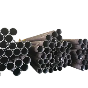 ASTM A53 grade b couture droite ERW Q235 Q345 tuyau en acier noir soudé tuyau en acier rond pour la construction