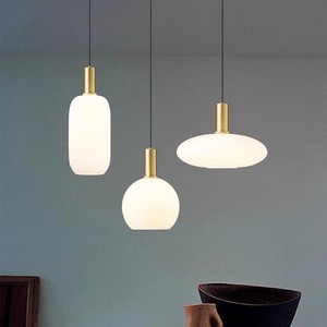 Lampes suspendues en verre minimalistes modernes, corps en aluminium, pour salon, salle à manger, décoration de la maison, YY846 - Product Image 1