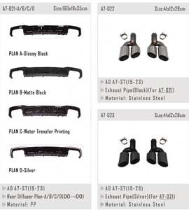 <b>For</b> 19-23 audi A7 Upgrade to Rs7 Side Skirts <b>for</b> 19-23 audi A7 Upgrade to Rs7 Side Skirts - Product Image 3