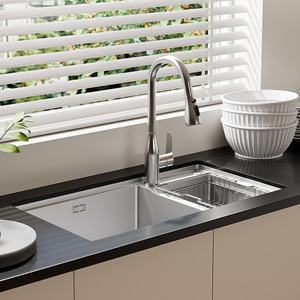 Évier de cuisine double en acier inoxydable pour usage domestique – Offre spéciale - Product Image 1