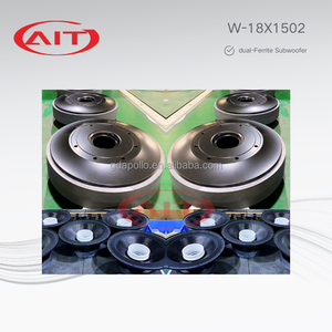 18 इंच सबवूफर दोहरी-फेराइट चुंबक 3000w आउटपुट पावर 8 ओम 150mm वॉयस कॉइल बास स्पीकर हाई स्ल प्रो. - Product Image 5