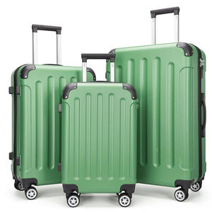 Ensemble de 3 pièces de bagages à roulettes en ABS avec logo personnalisé en gros d'usine valise d'affaires antivol pour le voyage <span class=keywords><strong>des</strong></span> garçons échantillon gratuit - Product Image 4