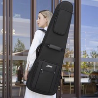 Étui professionnel pour guitare basse électrique, rembourré en mousse épaisse, imperméable, avec logo personnalisé, double sangle d'épaule, sacs et étuis pour instruments