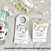 Etiquetas Personalizadas para Botellas de Vino y Etiquetas Colgantes para Bodas, para Bebidas y Botellas de Agua, Ecológicas y Reutilizables, Venta al Por Mayor Directa de Fábrica
