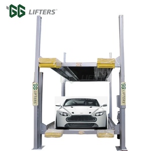 Ba thủy lực 3 cấp 4 bài bãi đậu xe nâng xe nâng xe nâng xe Stacker thiết bị đỗ xe máy đậu xe Hệ thống bãi đậu xe - Product Image 1