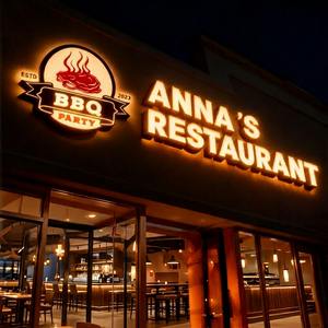 Professional Metal Facade Lighting <b>Illuminated</b> Sign Led Letter Signage With Business Sign - Product Image 1