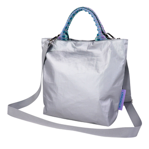 Bolso de Mano de Gran Capacidad, Impermeable, Minimalista y Ecológico, de la Serie Color-Blocking Lady Tyvek, con Dos Correas y Cierre - Product Image 4