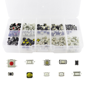 250 pièces, 10 types de boutons tactiles, interrupteurs à bouton-poussoir, clés de télécommande de voiture, boutons tactiles, micro-interrupteurs - Product Image 2