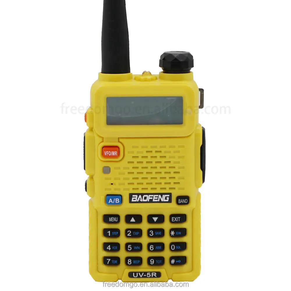 Baofeng Uv-5r 5 Wát tiện dụng đài phát thanh UHF VHF Radio phạm vi nghiệp dư Di động Băng tần kép hai chiều Dual Band Walkie Talkie ngoài trời LED hiển thị