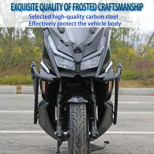 Nouvelle barre de protection avant en acier carbone épais Zongshen <span class=keywords><strong>Cyclone</strong></span> RT1 avec fonction de rehaussement pour échappement – Amélioration/Modernisation - Product Image 5