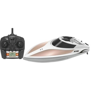 Bateau télécommandé sans fil SJY-H102 28 km/h à grande vitesse, jouet pour enfants avec retournement automatique, cadeau de course RC en métal pour expert - Product Image 1