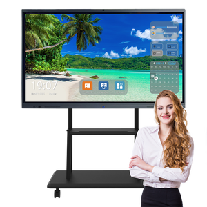 High Quality 65 Inch Black Smart <b>Board</b> with LED Touch Screen High Quality <b>Interactive</b> Teaching Panel <b>Interactive</b> Whiteboard - Product Image 2