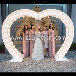 Grande Arche Lumineuse en Forme de Cœur pour Décoration de Mariage Géante, Lettres Lumineuses pour Chapiteau - Product Image 2