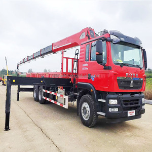 Camion <span class=keywords><strong>benne</strong></span> basculante HOWO TX 6x4 10T avec <span class=keywords><strong>grue</strong></span>, <span class=keywords><strong>grue</strong></span> montée sur camion 12T, <span class=keywords><strong>grue</strong></span> à flèche droite 14T - Product Image 3