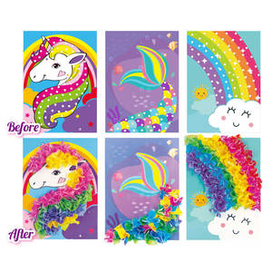 Unicorns Dot It Mess-Free Art Creative Paste DIY Craft Kits pour les enfants âgés <span class=keywords><strong>de</strong></span> 3 ans et plus Dream Decor Ideas Gift Ideas Unicorns Art for Creative - Product Image 3