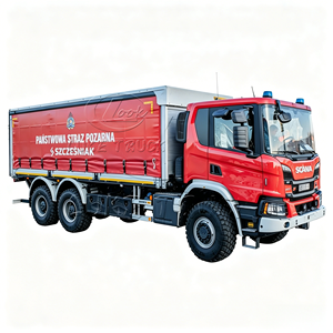 Camion Scania 6x6 tout-terrain pour le transport d'équipements de lutte contre les incendies, grande capacité - Product Image 4