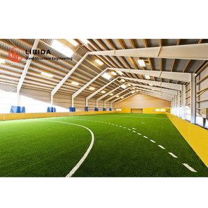 Suministro de fábrica Estructura de acero prefabricada de construcción rápida Almacén de pasillo deportivo de baloncesto con diseño personalizado - Product Image 3