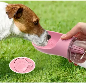 Alta qualità a buon mercato viaggio all'aperto bottiglia di acqua per cani contenitore per alimenti per animali domestici