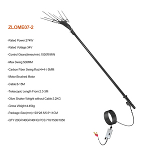 Prezzo di Fabbrica ZLOME07-2 34V Scuotitore Elettrico ad Alta Potenza per Raccolta Olive, Abbacchiatore per Olive, Raccoglitrice per Olive - Product Image 2