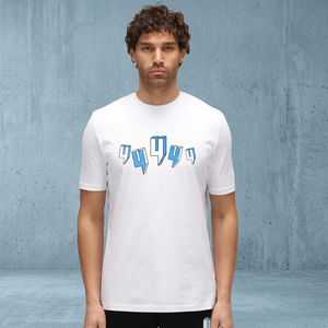 Camiseta de manga corta unisex para hombre, estilo vintage, corte ajustado, transpirable, que absorbe la humedad, mezcla de algodón, con letras, cuello redondo, transfronteriza - Product Image 3