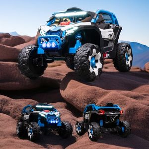 Model baru kendaraan Off-Road elektrik empat roda mobil mainan plastik anak berkendara untuk usia 2 hingga 4 tahun - Product Image 4