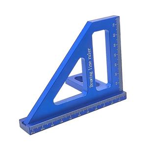 Règle triangulaire en alliage d'<span class=keywords><strong>aluminium</strong></span> de précision pour le travail du bois, outil de marquage et de <span class=keywords><strong>mesure</strong></span> d'angle droit |   Fournisseur direct d'usine - Product Image 4