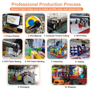 Thương mại 50 mét vuông PVC không khí Trampoline trượt <span class=keywords><strong>bouncy</strong></span> trẻ em nhảy công viên trẻ em sân chơi ngoài trời <span class=keywords><strong>Inflatable</strong></span> lâu đài - Product Image 6