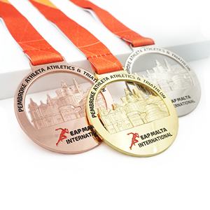 เหรียญรางวัลวอลเลย์บอลแบบกำหนดเองสำหรับขายส่ง เหรียญรางวัลแชมป์เปี้ยนส์ลีก งานฝีมือโลหะ เหรียญวอลเลย์บอล - Product Image 5