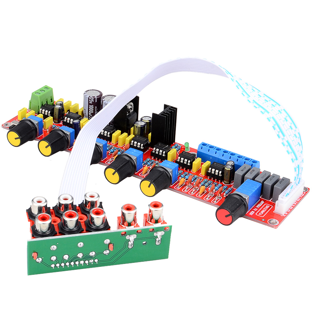 NE5532 HIFI 5,1 Soundboard предусилитель платы Передняя плата AC 0-15V Плата управления громкостью