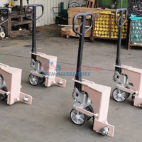 Roues de conteneur maritime de 8 tonnes, robustes, en acier moulé ISO1161, avec système de levage hydraulique et de déplacement pour conteneurs