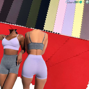 Telas de Punto Jersey Sencillo Jdttex 23% Elastano 77% Poliéster para Ropa, Tejido de Punto Cepillado al por Mayor, Alta Elasticidad, Sensación Desnuda - Product Image 1