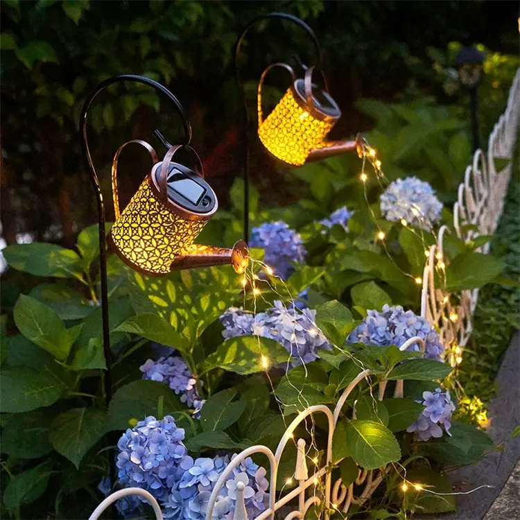 Açık bahçe çim veranda dekoratif su ışıkları su geçirmez sanat su yağmurlama su ısıtıcısı dekorasyon ışık olabilir
