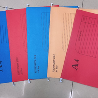 Carpeta de archivo de papel Qian You con impresión UV Etiquetas Klip de gestión de documentos oficiales