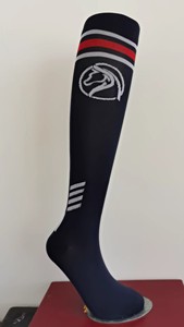Custom Made Logo High Performance Horseback Equestrian <strong>Boot</strong> Knee High Horse Riding Socks - Product Image 2