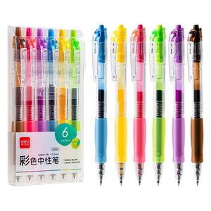 Bolígrafos de gel de colores Deli Sa503, punta de bala de 0,5 mm, para uso escolar y de oficina, cuerpo de plástico, escritura de alta precisión - Product Image 2