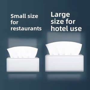 Toallas de Papel Comerciales de Pulpa de Madera sin Perfume de 4 Capas, 100 Paquetes; Suministro a Granel para el Hogar; Paquete Pequeño para Hoteles, Pensiones y Catering - Product Image 5
