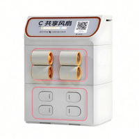 Venta al por mayor de fábrica: Máquina de alquiler de baterías externas con ventilador 2 en 1, estación de carga inteligente de autoservicio con logotipo personalizable