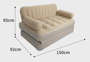 Automatic Reclining <b>Inflatable</b> <b>Sofa</b> Bed Outdoor Portable Folding Camping Tent Lazy Home Air Mattress Flocking Material Bedroom - Product Image 4