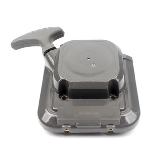 S35 Small Cyclone Warrior 4 Stroke Mower Starter Pulley Assembly <b>Black</b> Gasoline Powered Lawn <b>Trimmer</b> Start Disk - Product Image 3