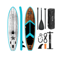 Vente en gros de planche de sup padel en bois Talos nouveau design paddleboard gonflable