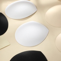 Haute qualité Invisible ovale éponge mince respirant sous-vêtements fendu poitrine coussin Patch tasse poitrine pétales intimes accessoires