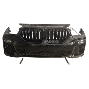 Para <span class=keywords><strong>BMW</strong></span> <span class=keywords><strong>X6</strong></span> 2020-2023, Conjunto Completo de Parachoques Delantero G06, Ensamblaje del Contorno del Radiador, Ventilador Eléctrico, Viga Antichoque, Condensador, Radiador OEM - Product Image 1