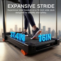 Equipo de Entrenamiento Cardiovascular para Quemar Grasa en Casa, Diseño Fácil de Mover, Caminadora Plegable