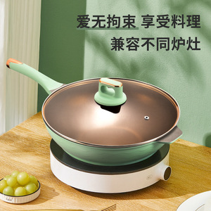 Clay Wok 32Cm Non-Stick For All Stovetops Induction Compatible - Product Image 2
